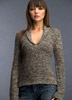 KK409 Marble Shawl-Collar Sweater